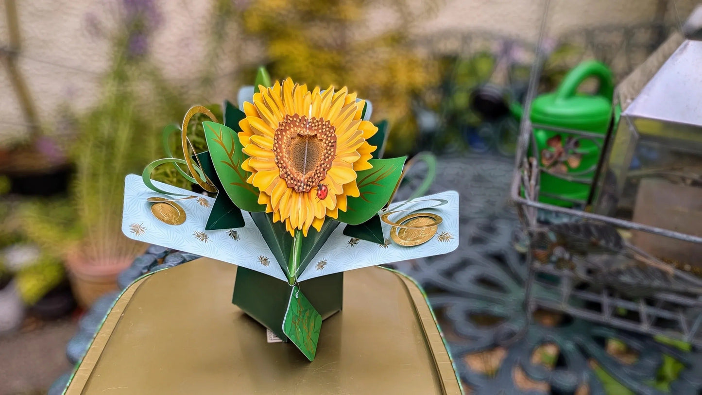 Sunflower Flowers - Pop-Up Greeting Card
