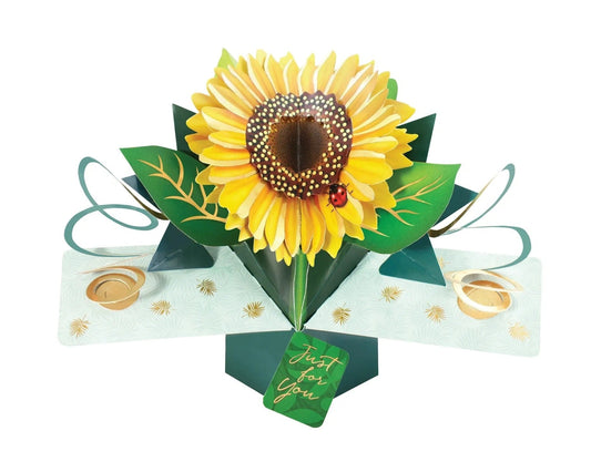 Sunflower Flowers - Pop-Up Greeting Card