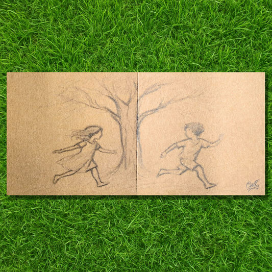 Pencil Drawn - Branches of Our Youth Card