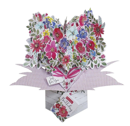 Birthday Bouquet - Pop-Up Greeting Card