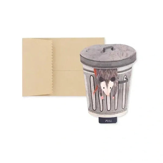 Trash 3D Pop Up Greeting Card